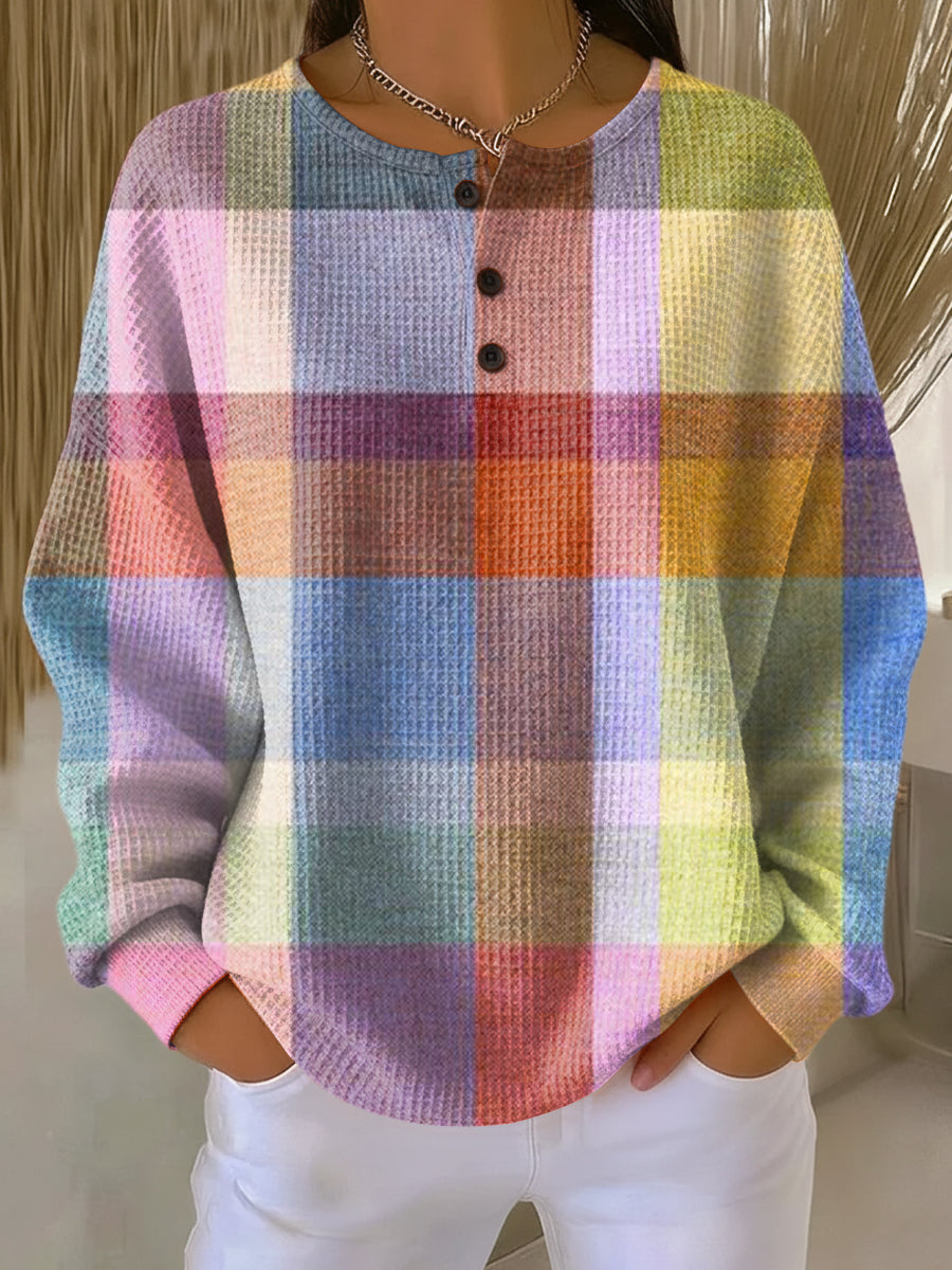Everly waffle knit sweater – image 14