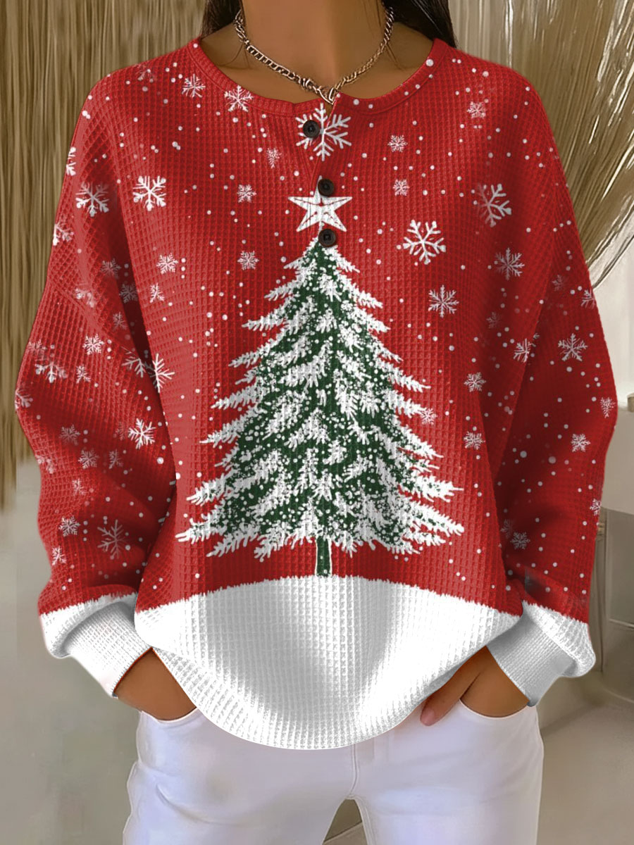 Everly waffle knit sweater – image 9
