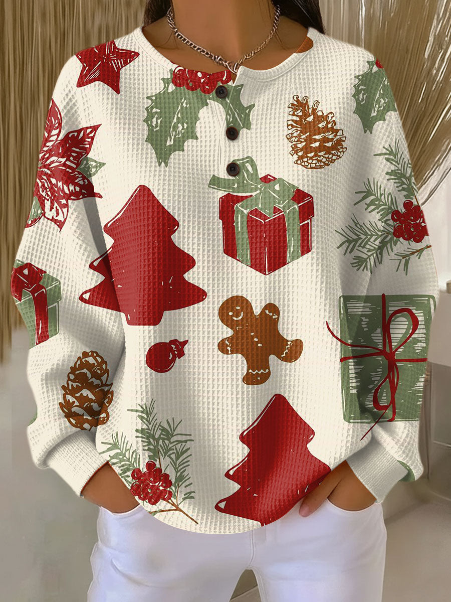 Everly waffle knit sweater – image 10