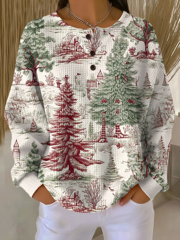 Everly waffle knit sweater – image 8