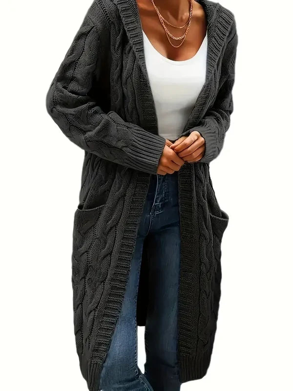 Madeline collarless knit cardigan – image 13