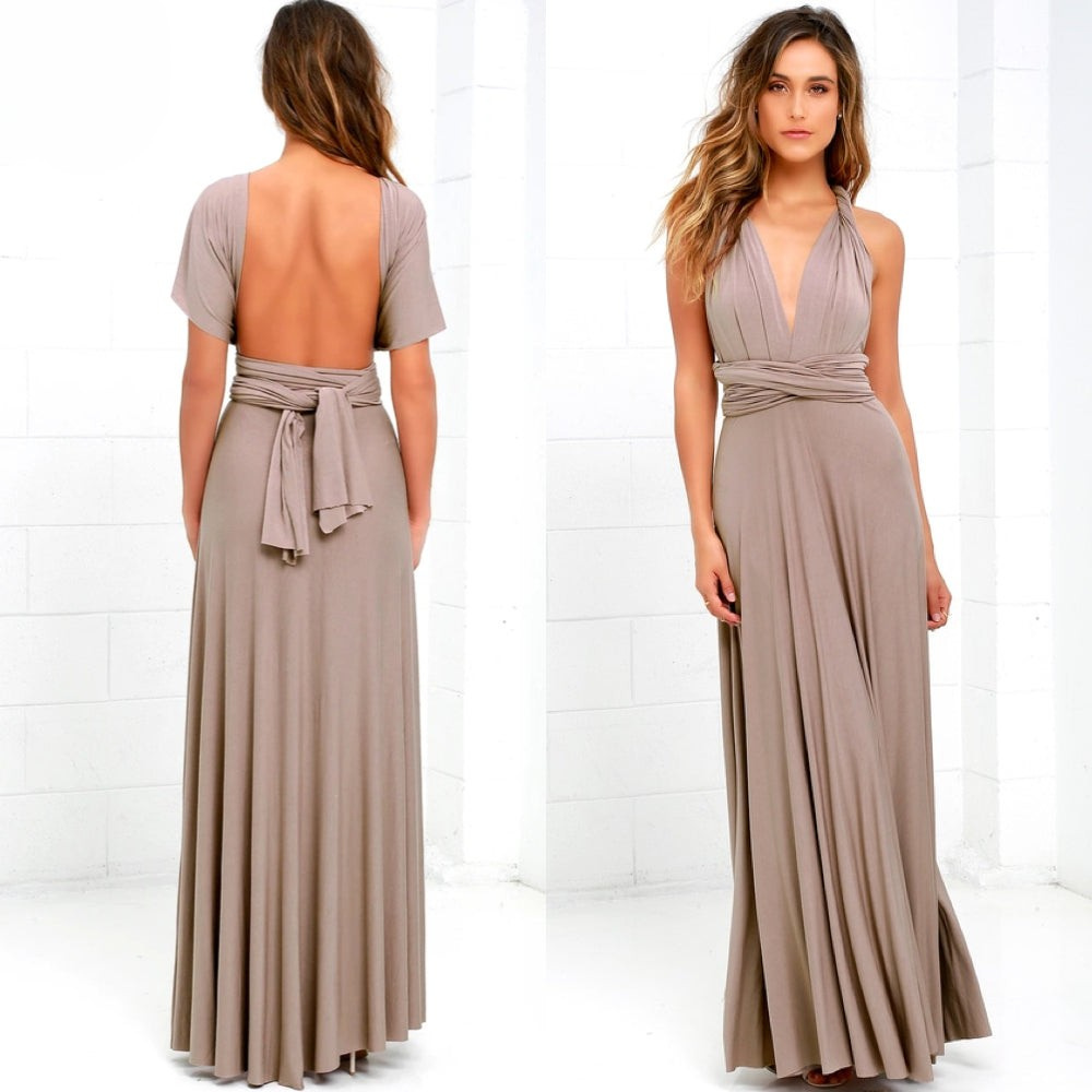 Wynne convertible halter maxi dress – image 3