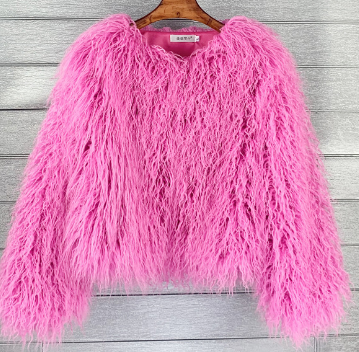Priscilla faux fur coat