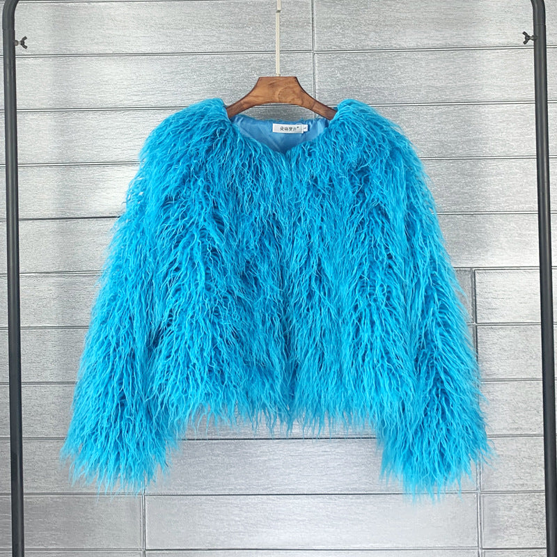 Priscilla faux fur coat – image 2