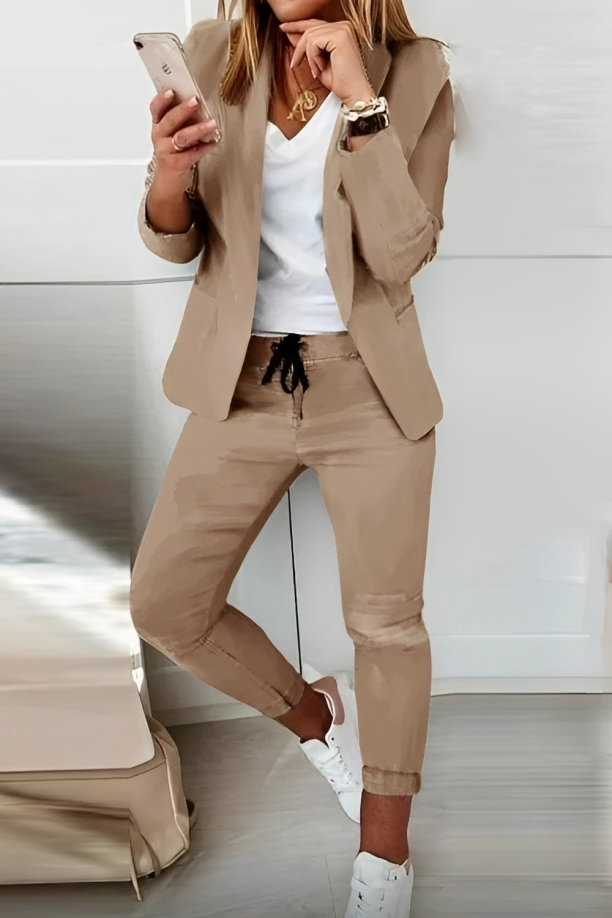 Bernadette relaxed two piece suit set – image 4