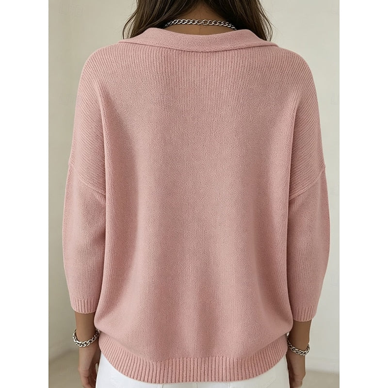Janessa soft cowl neck sweater – image 2