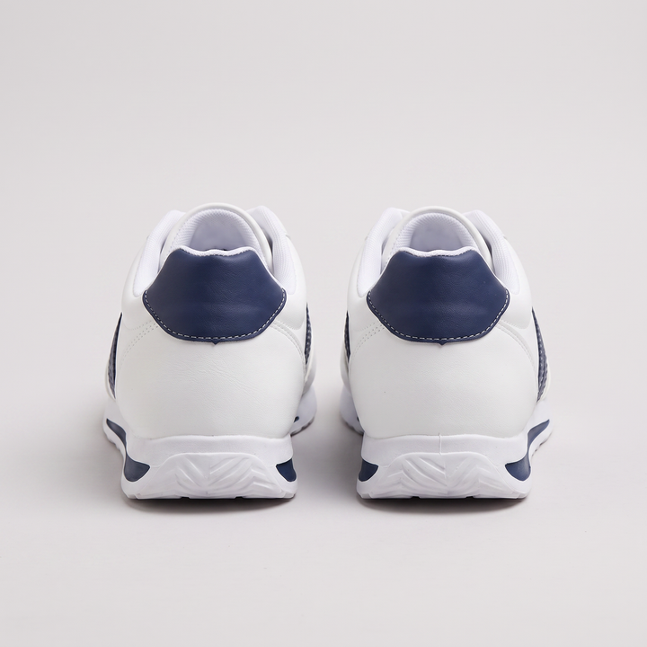 Linda – White Lace-Up Trainers