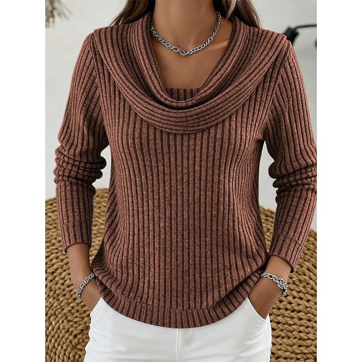 Journey ribbed cowl neck sweater – image 6
