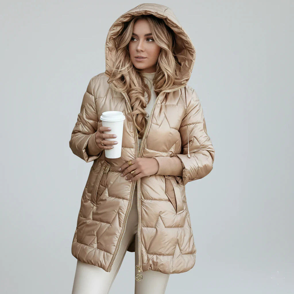 Bettina hooded winter coat with soft lining