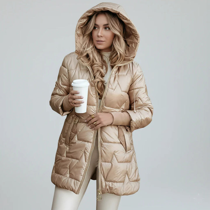 Bettina hooded winter coat with soft lining