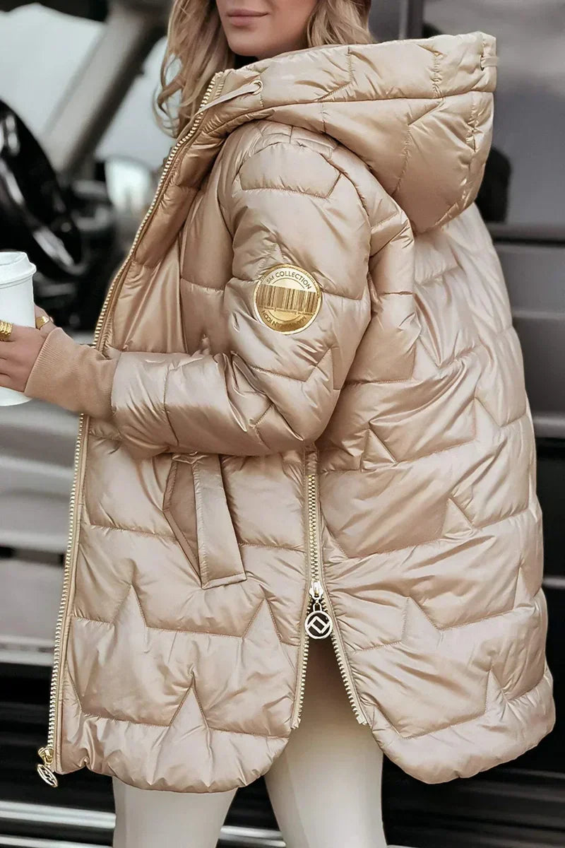 Bettina hooded winter coat with soft lining – image 6