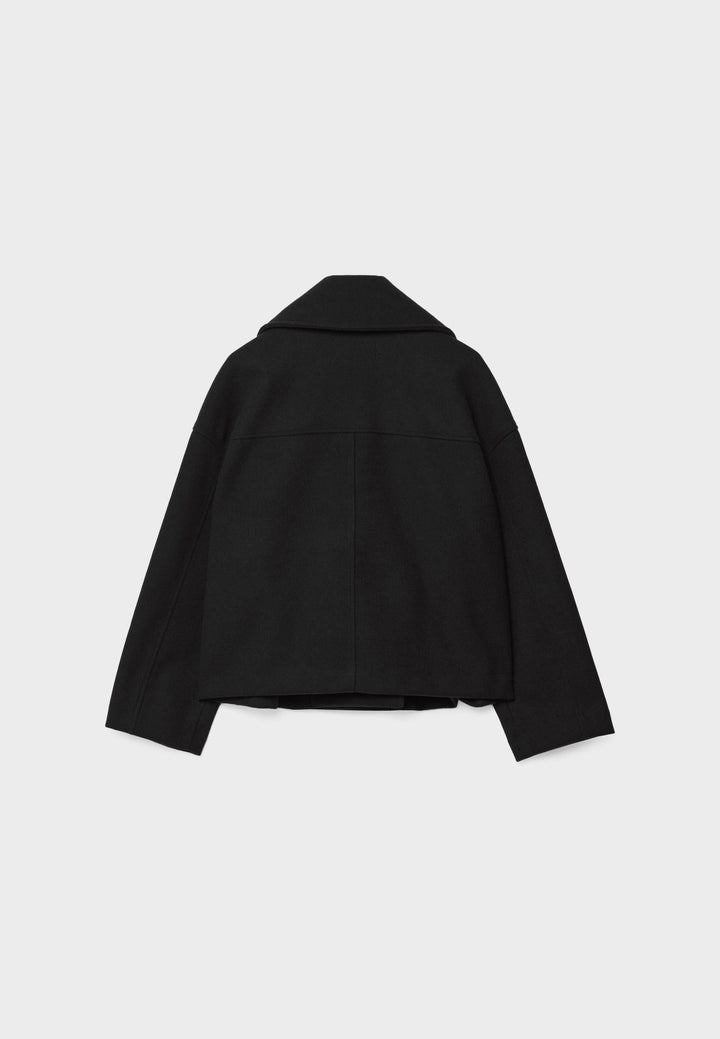 Felicity cropped double breasted pea coat – image 12