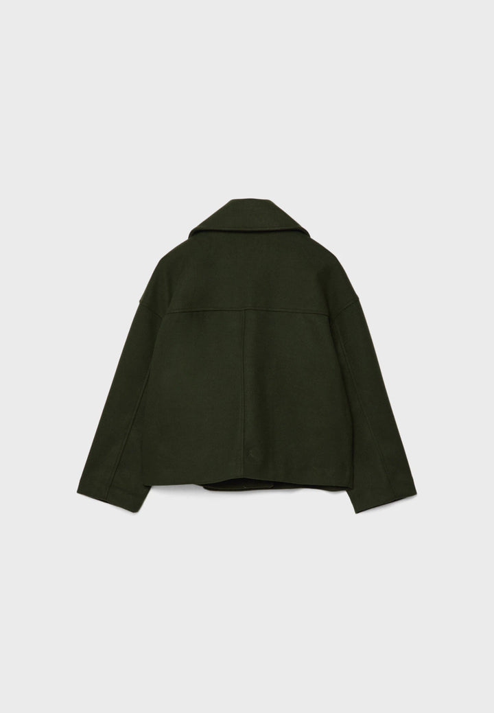 Felicity cropped double breasted pea coat – image 11