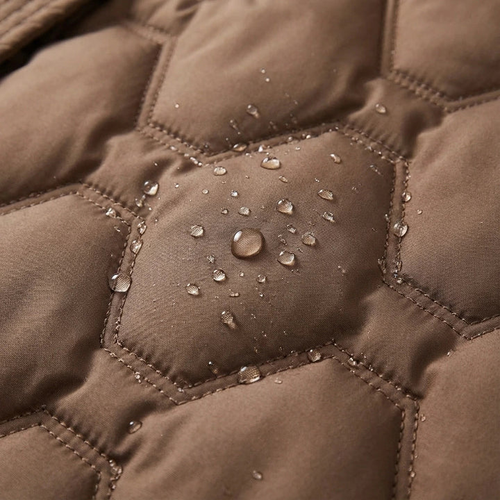 Hannah longline hooded down coat – image 7