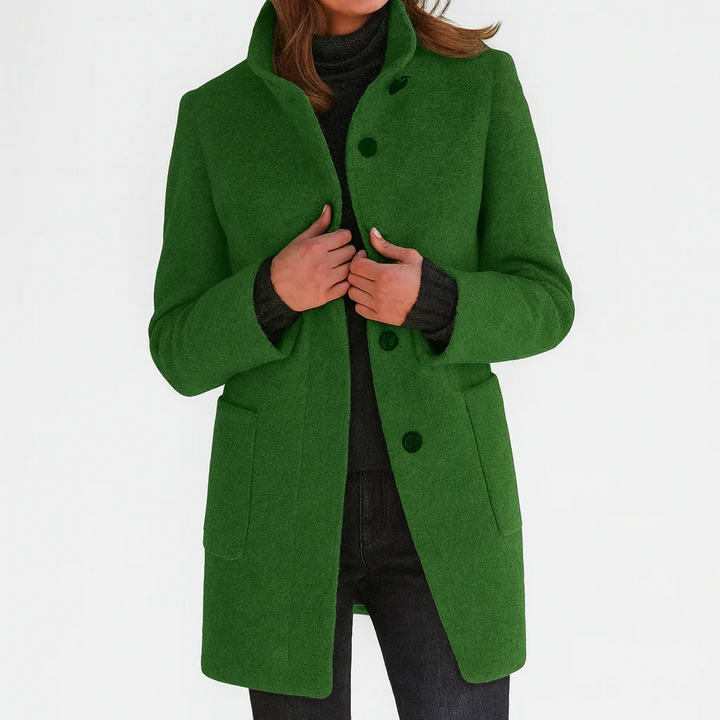 Charlotte fitted button coat – image 5