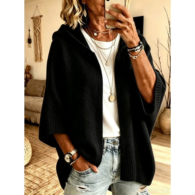 Henrietta hooded open front cardigan – image 8