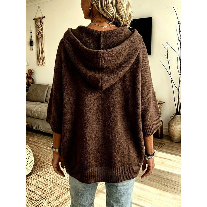 Henrietta hooded open front cardigan – image 3