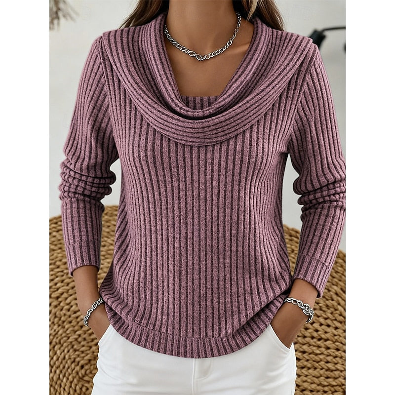Journey ribbed cowl neck sweater – image 10