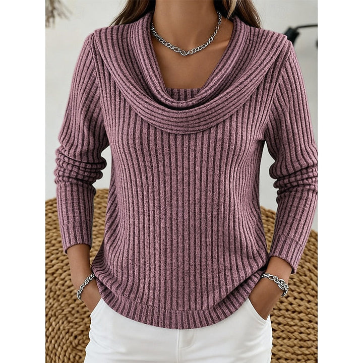 Journey ribbed cowl neck sweater – image 10
