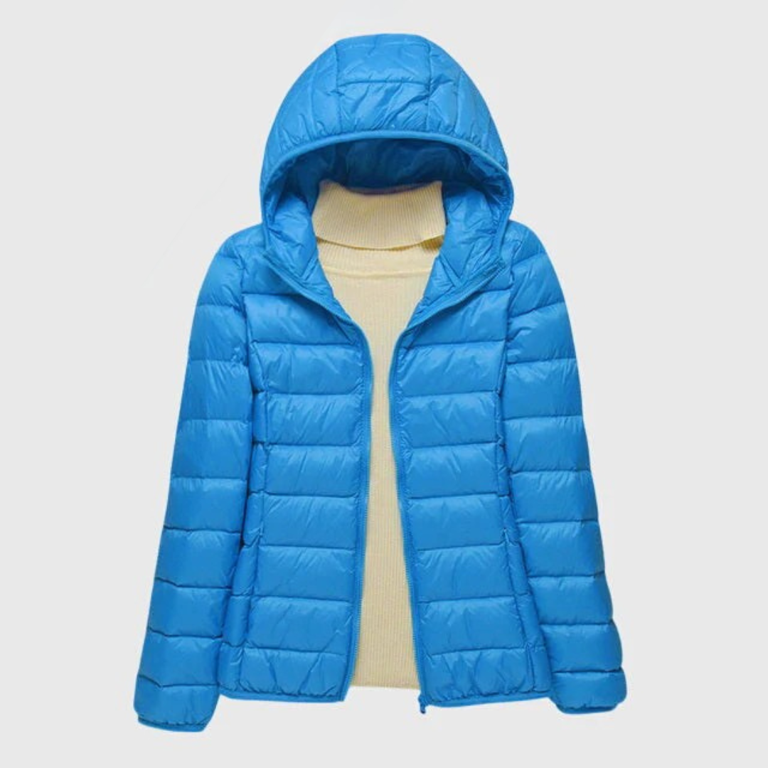 Janey wrap front quilted puffer jacket – image 10