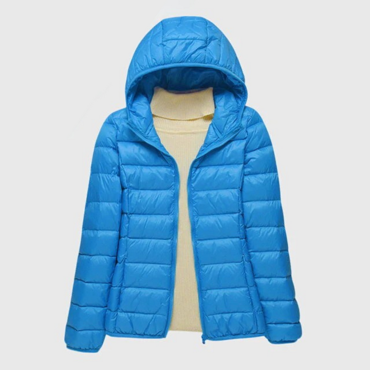 Janey wrap front quilted puffer jacket – image 10