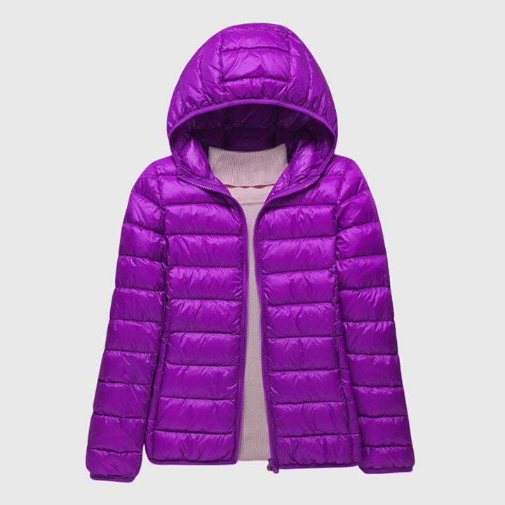 Janey wrap front quilted puffer jacket – image 3