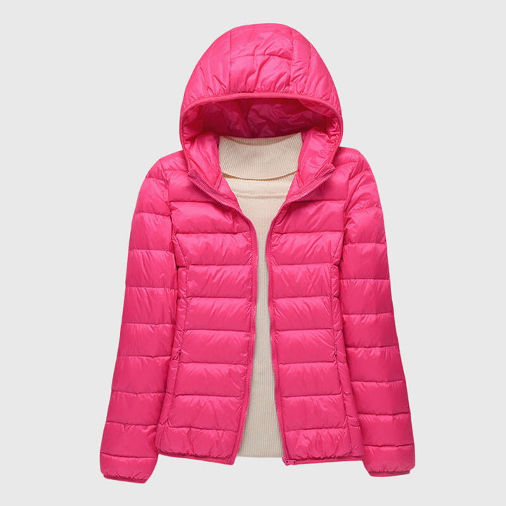 Janey wrap front quilted puffer jacket – image 4