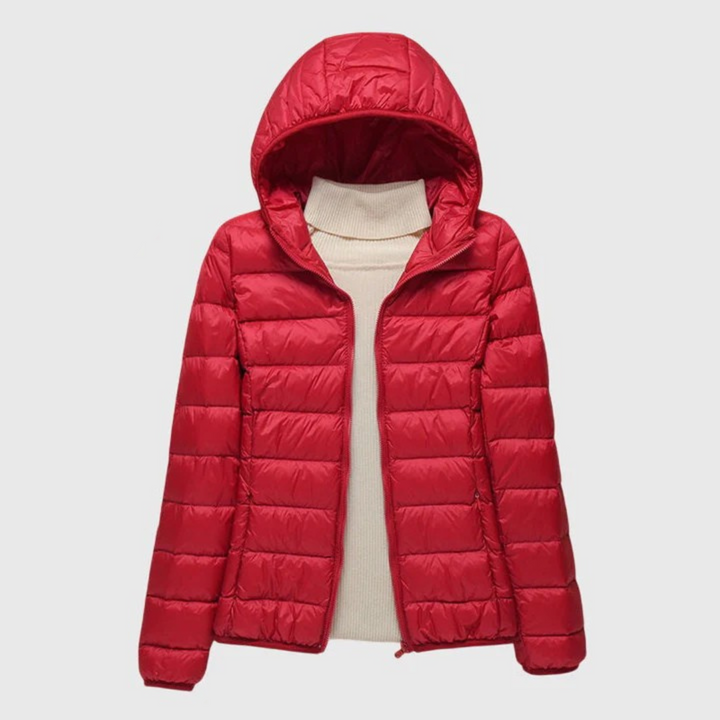 Janey wrap front quilted puffer jacket – image 5