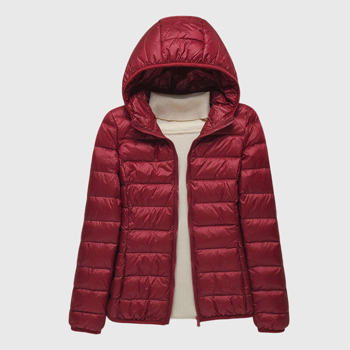 Janey wrap front quilted puffer jacket – image 6