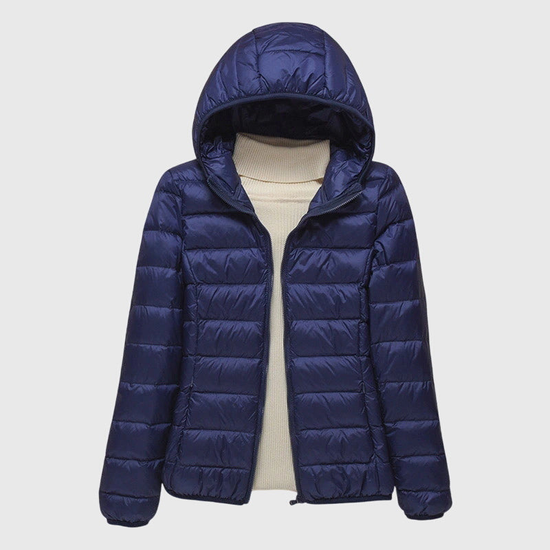 Janey wrap front quilted puffer jacket – image 7