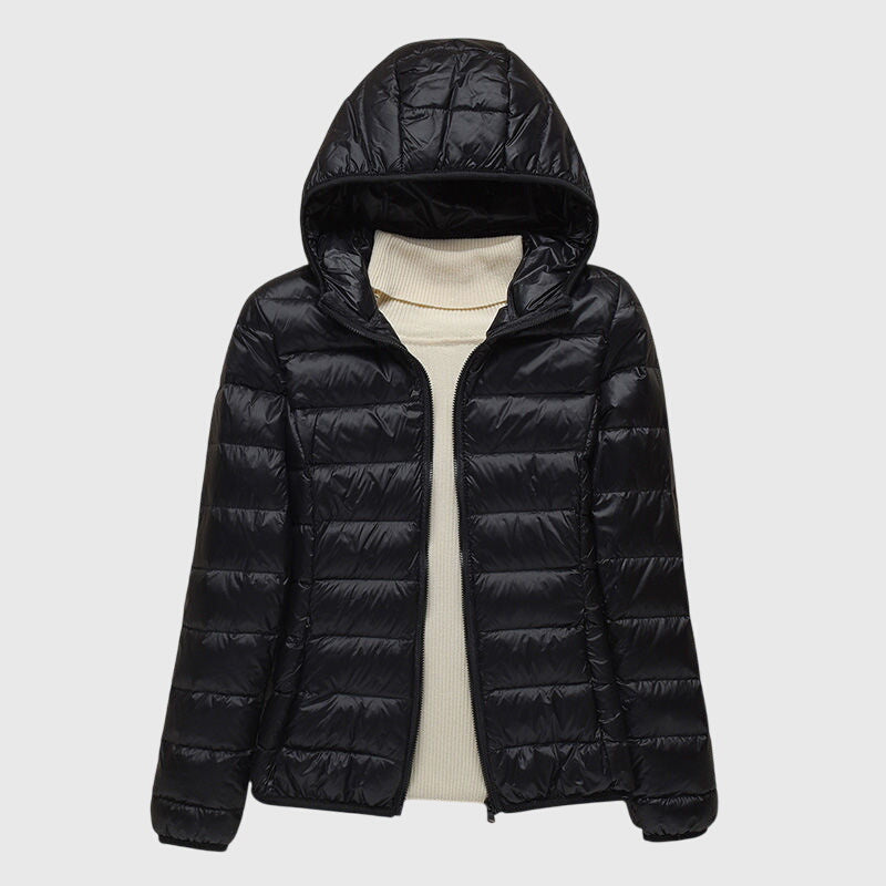 Janey wrap front quilted puffer jacket – image 8