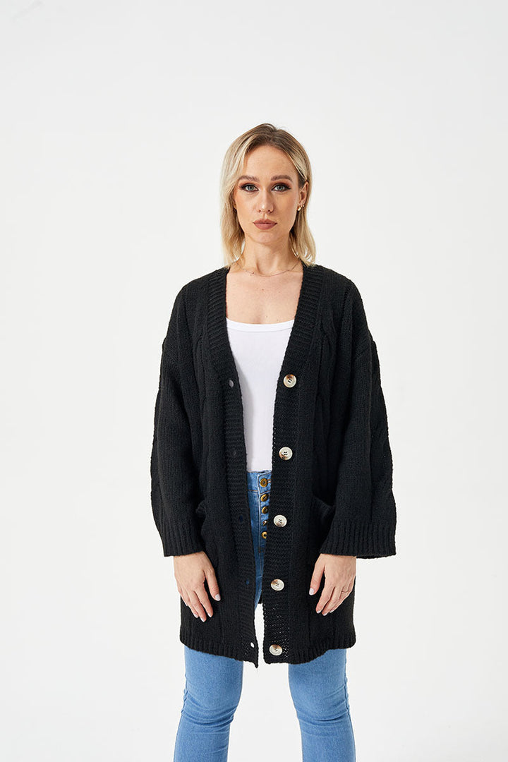 Leocadia relaxed long cardigan sweater – image 8