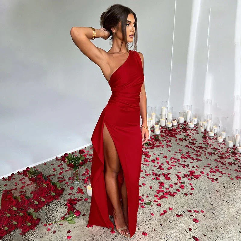 Elaina one shoulder maxi dress – image 6