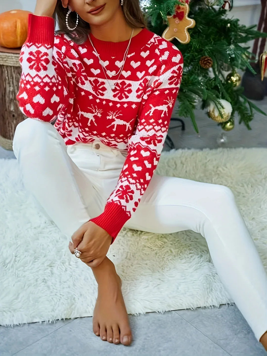 Winifred fair isle christmas sweater – image 4