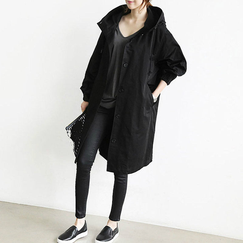 Vanessa hooded oversized trench coat – image 2