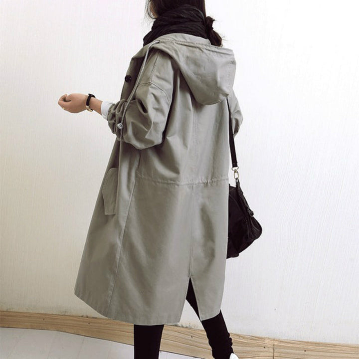 Vanessa hooded oversized trench coat – image 7