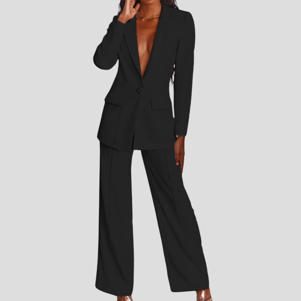 Zaria two piece tailored blazer and pant suit – image 11