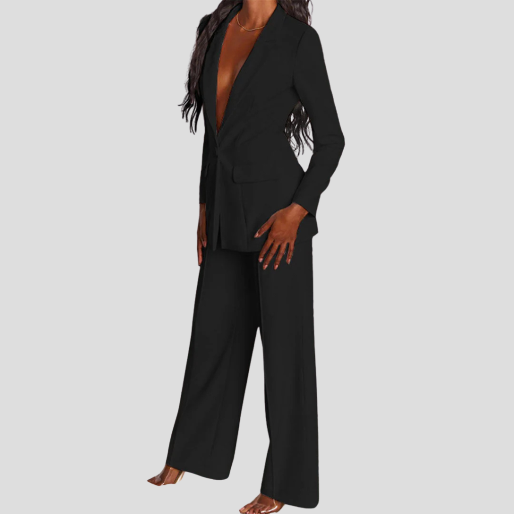 Zaria two piece tailored blazer and pant suit – image 12