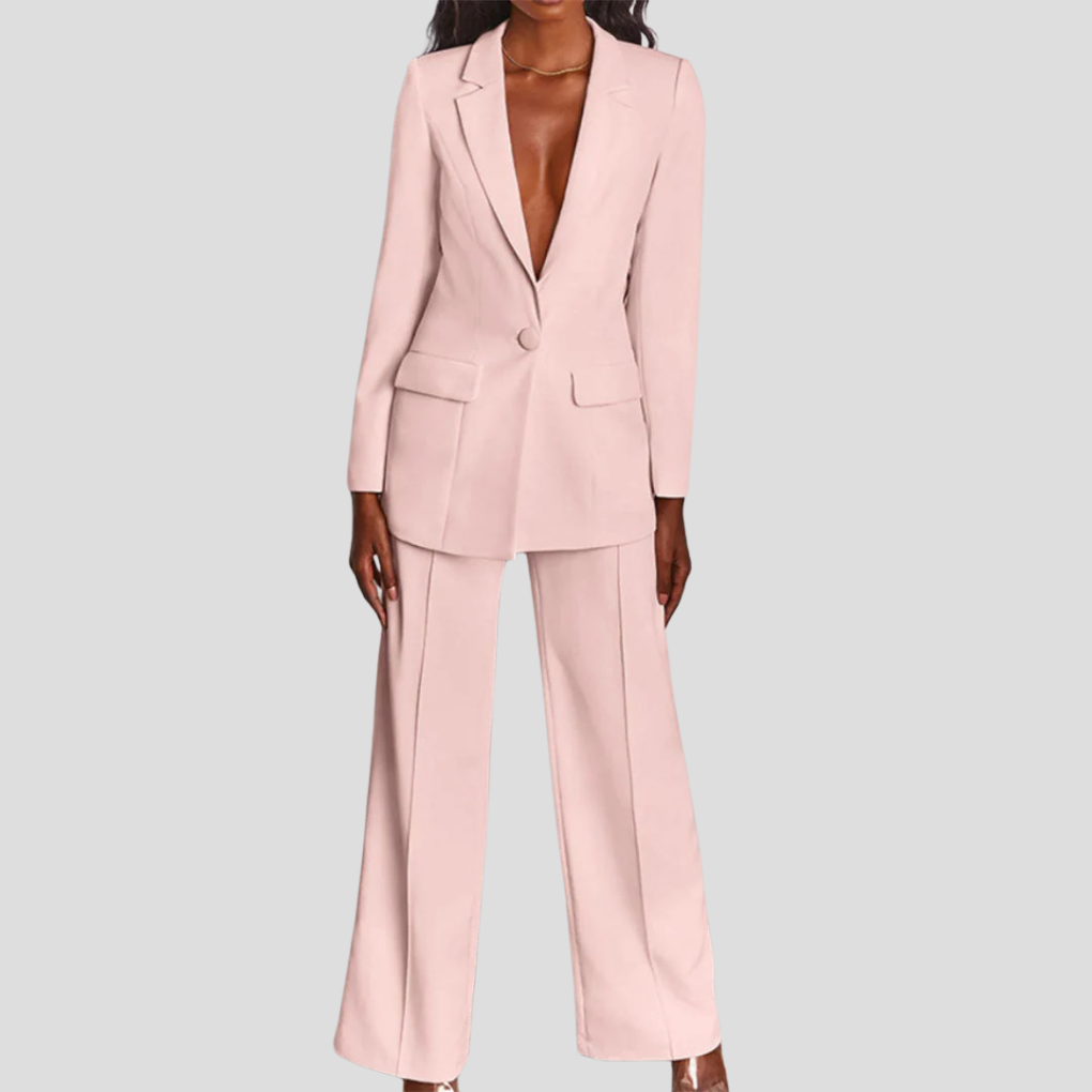 Zaria two piece tailored blazer and pant suit – image 6