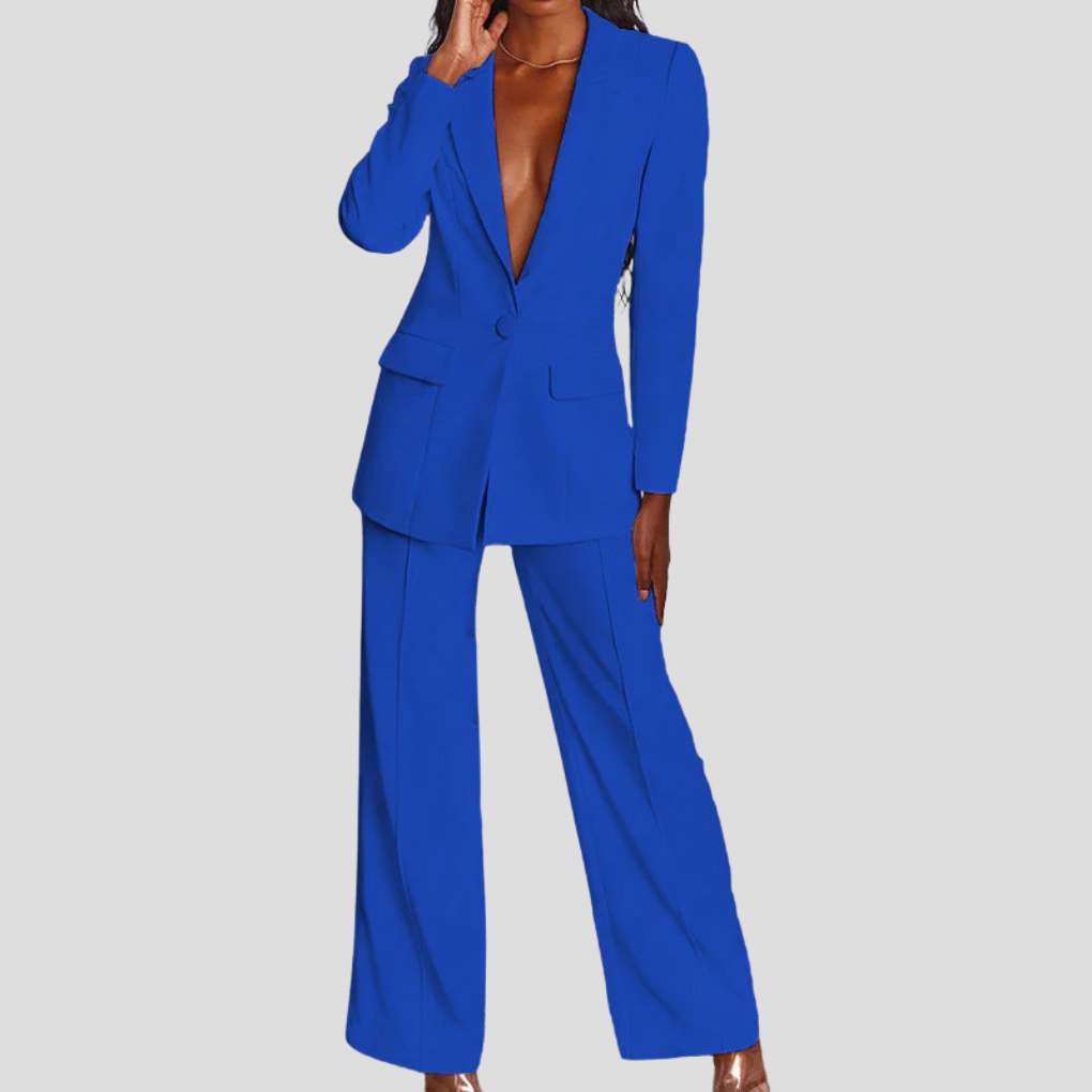 Zaria two piece tailored blazer and pant suit – image 15