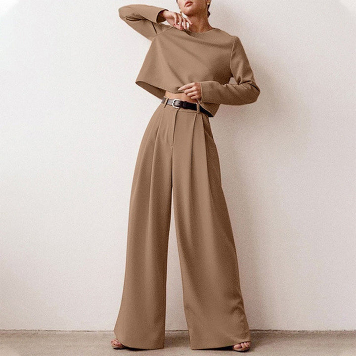 Laney relaxed wide leg two piece set – image 4