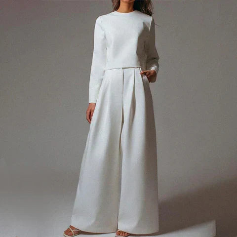 Laney relaxed wide leg two piece set – image 7