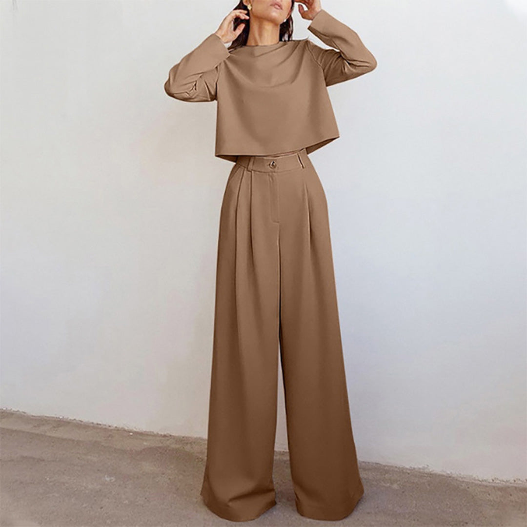 Laney relaxed wide leg two piece set – image 5