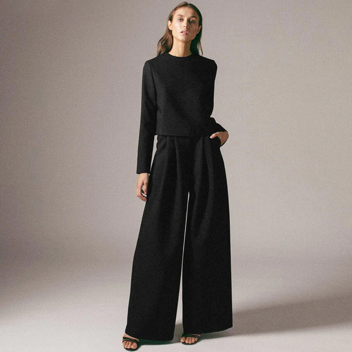 Laney relaxed wide leg two piece set