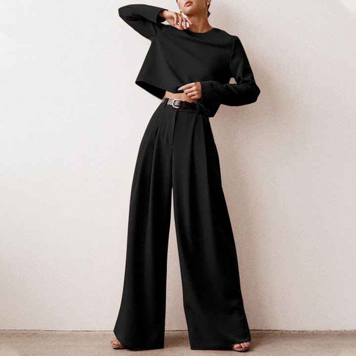 Laney relaxed wide leg two piece set – image 3