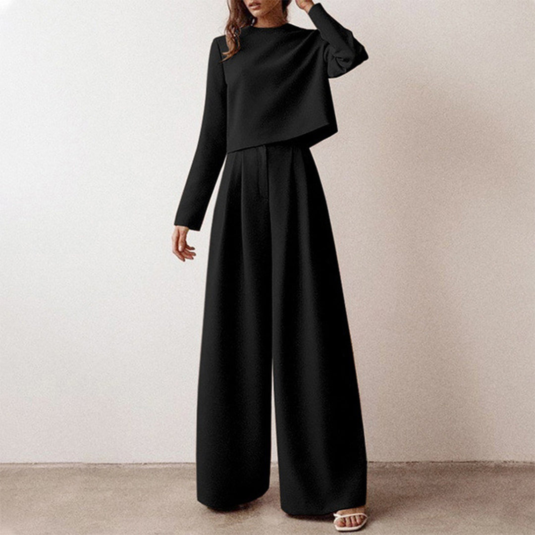 Laney relaxed wide leg two piece set – image 2