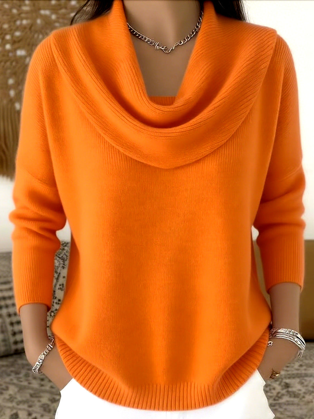 Oakley cowl neck ribbed sweater – image 8