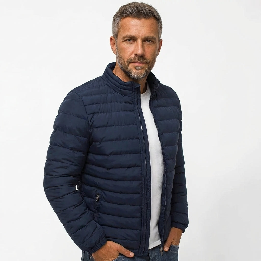 Leila funnel neck quilted puffer jacket – image 10
