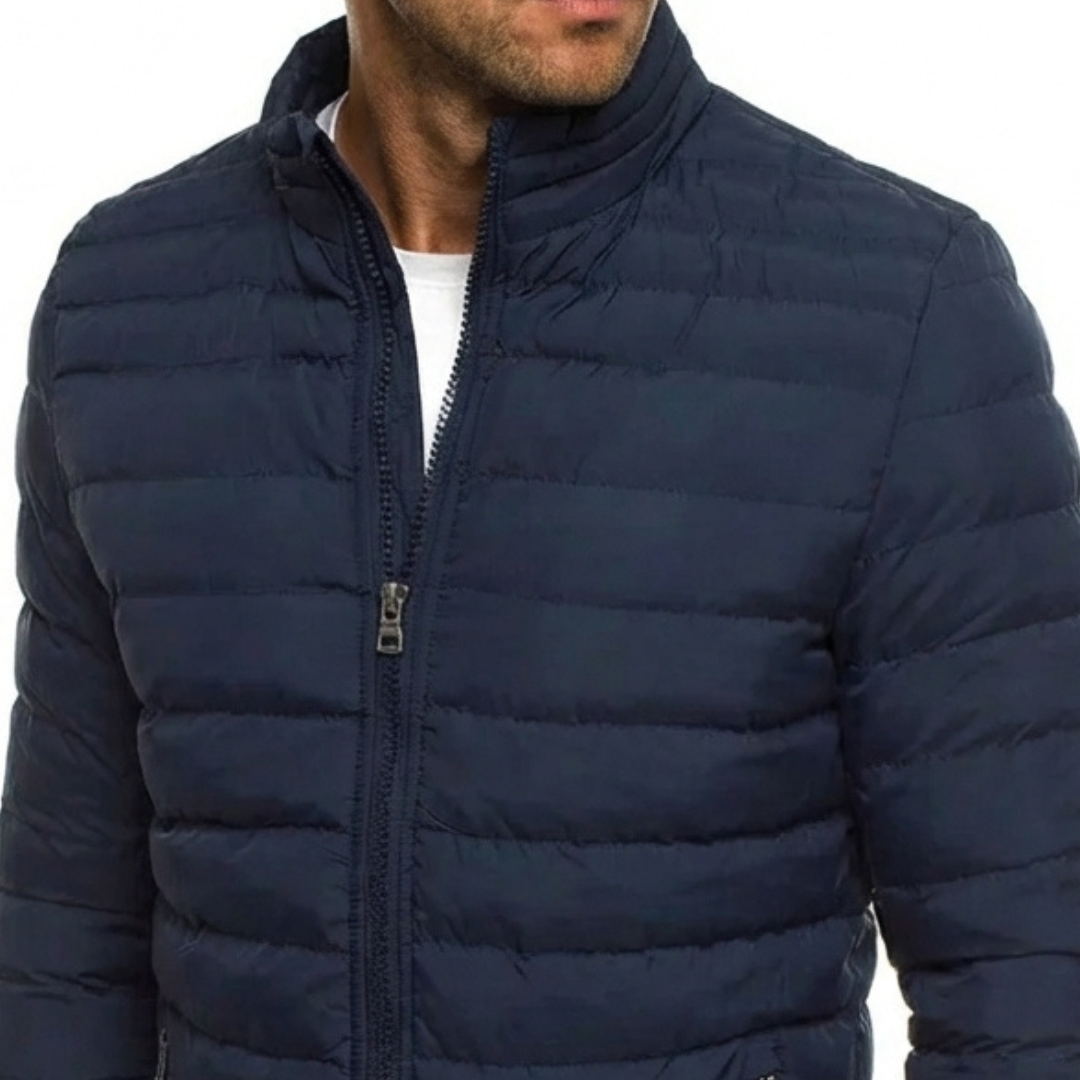 Leila funnel neck quilted puffer jacket – image 11