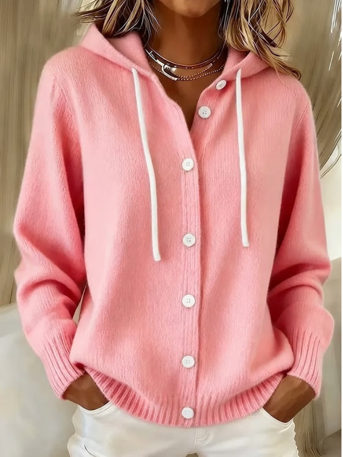 Erin oversized ribbed button cardigan